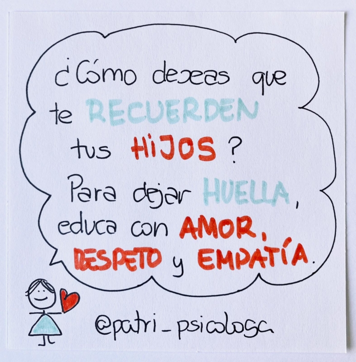 Educar dejar huella amor respeto empatía