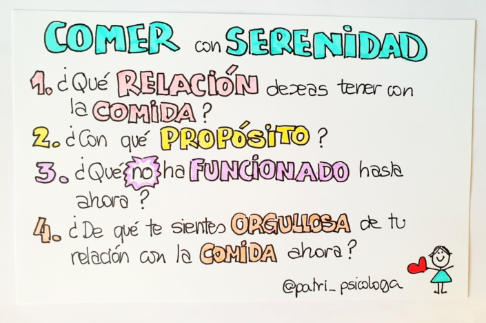 mindfuleating comer con serenidad