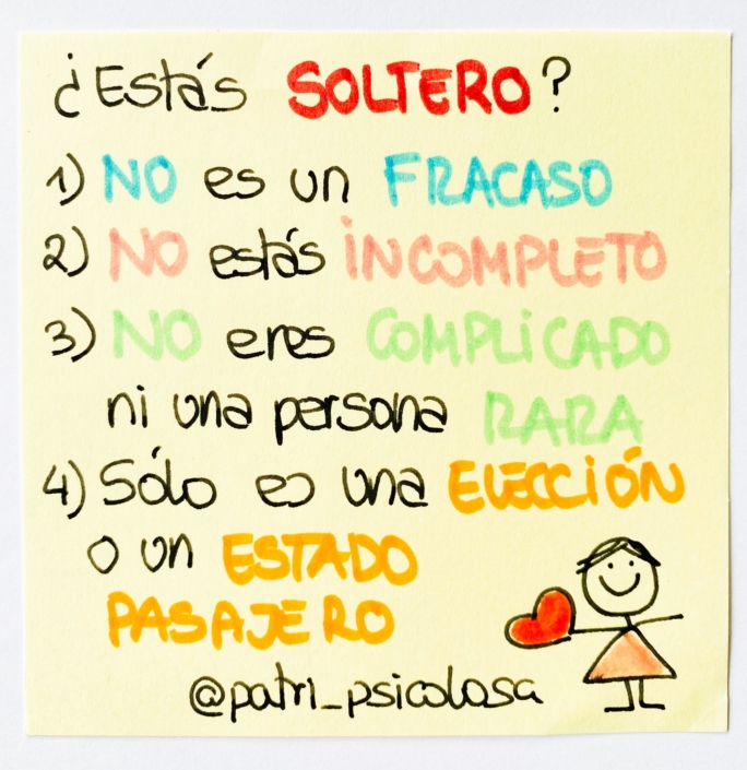 estar soltero whatsapp