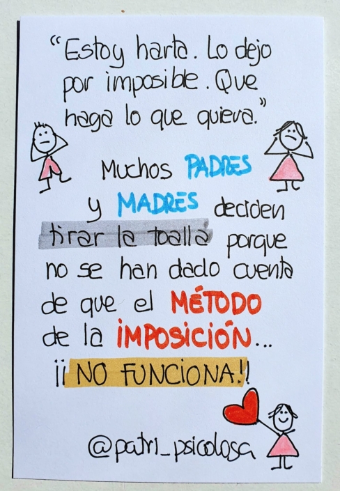 Educar imposición responsabilidad