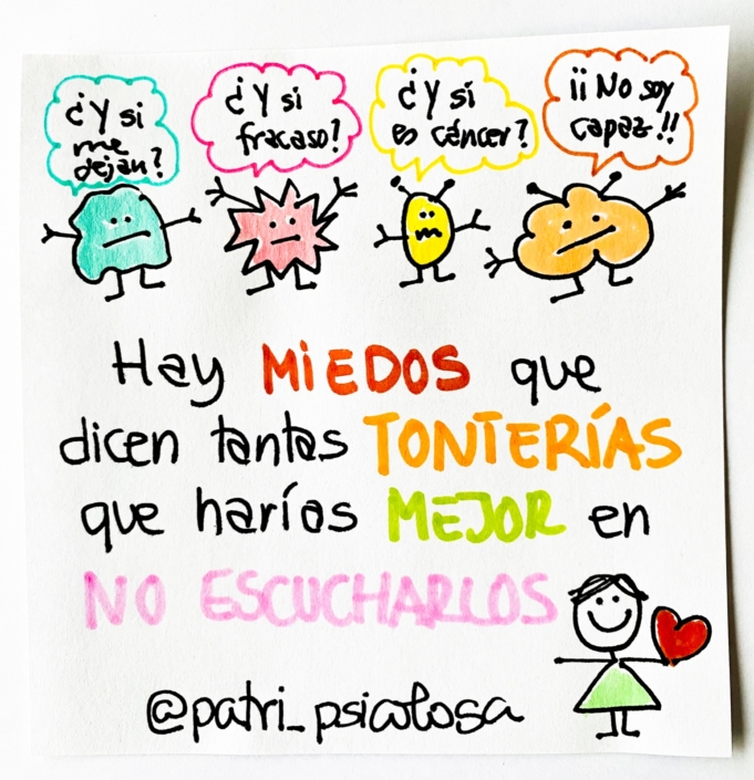 miedos que dicen tonterçias